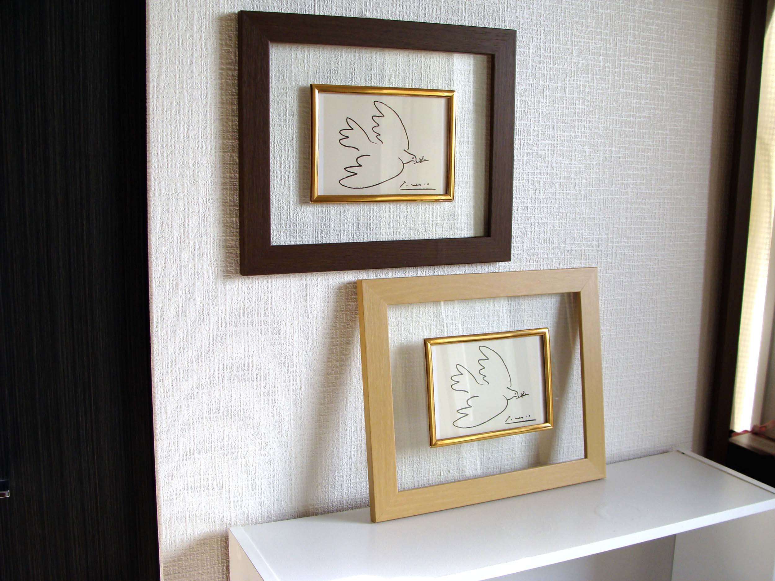 Amazon.co.jp: ピカソ 透明フレーム 「平和」 17976・ブラウン